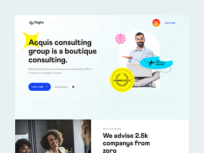 Consulting Landing Page | Product Website b2b branding clean consulting creative design illustration landing page minimal product product page typography ui ux web website website design