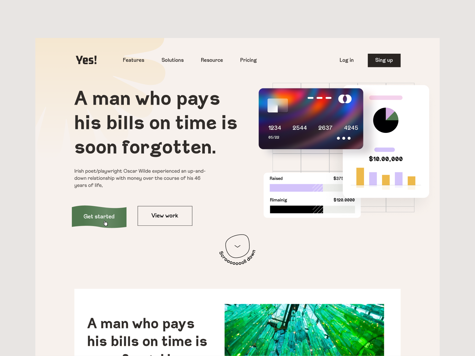 Finance Management Landing Page Concept By Arif Billah On Dribbble