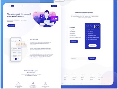 Landing Page adobe app background branding creative dashboard design icon illustration ios lettering logo product typography ui ux vector visual web website