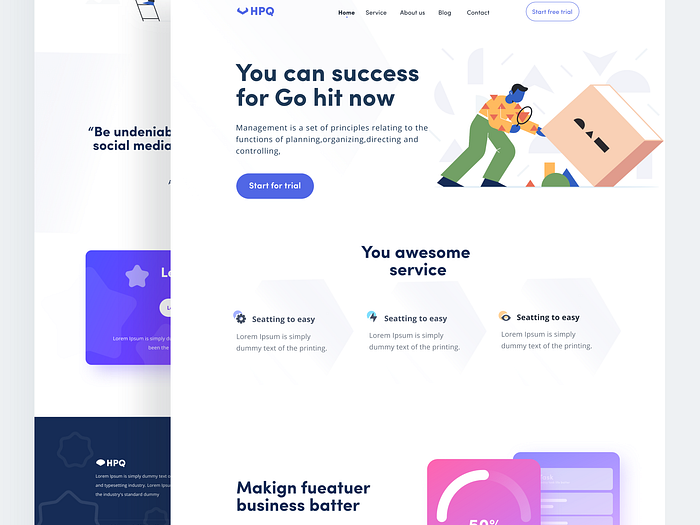 Agency Website by Arifbillah for Top Pick Studio on Dribbble