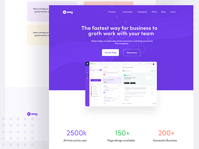 Service landing page