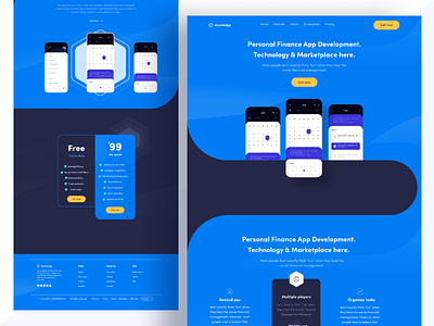 Mobile app landign page adobe animation b2b b2c branding clean creative design illustration illustrator landing page lettering minimal mobile product typography ui vector web website