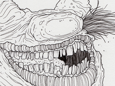 Monster Mash / Inktober Day 10 "Krumm" drawing ink inktober inktober2017 krumm monster nickelodeon real monsters