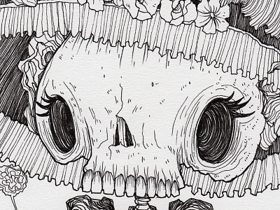 Day 31 "La Catrina" (Monster Mash / Inktober)