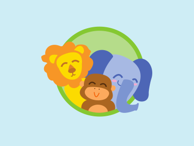 Baby Animals baby shower illustration invitation invite