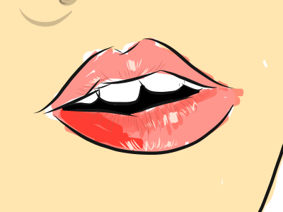 Lips adobe draw illustration lips