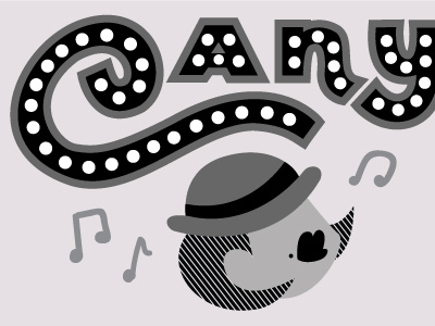Cabaret Ad cabaret canyon market illustration theatre