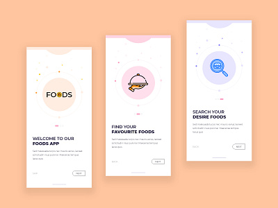 Food App On-boarding Screen