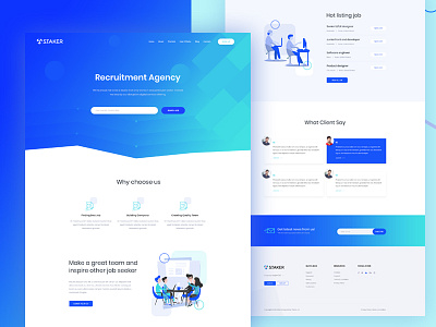 Agency Recruitment Landing Page