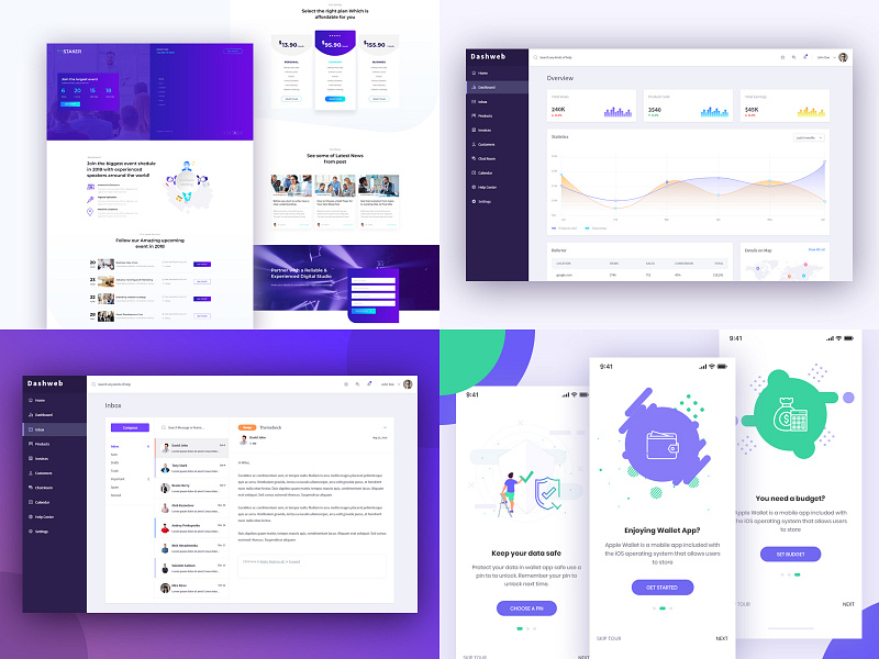 Free Portfolio PSD Template by Ujjal Hossain on Dribbble