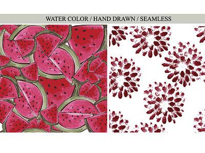 Water Color Print Patterns desi design graphic design illustration print vector watercolor