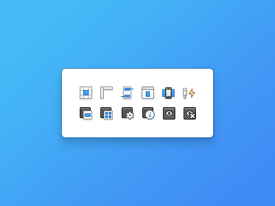 18x18 pixel Icons app application blue icons iphone mac os x pixel