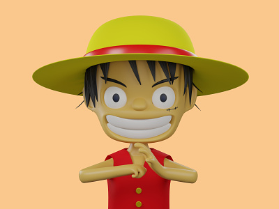 Monkey D Luffy Chibi Character