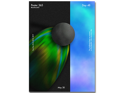 Day48 challenge color colorfull gradient pop poster