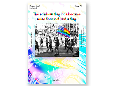 The Rainbow flag not just a flag. flag gradient poster pride rainbow