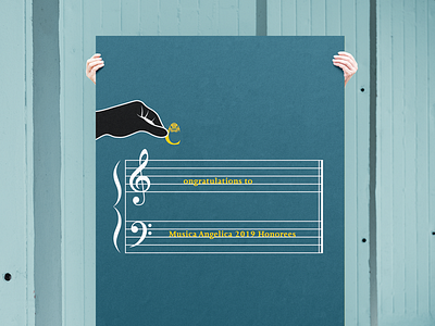 A poster to congrations graphic poster music