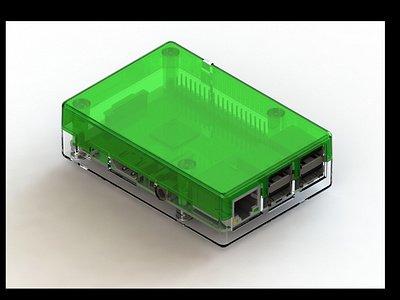 Raspberry Pi on SolidWorks 3d 3d model design rendering solidworks