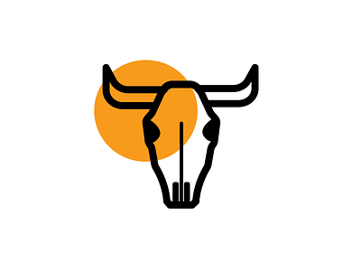 Cow Skull Icon icon icon design