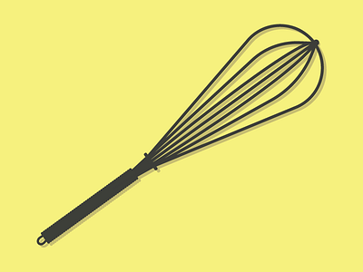 Whisk Illustration baking simple utensil whisk