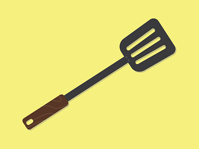 Spatula Illustration art baking illustration spatula utensil
