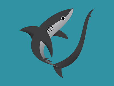 Thresher Shark art fish gillustrations illustration shark thresher shark