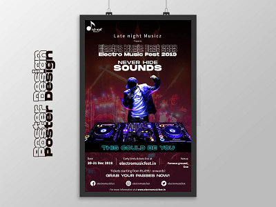 Event Poster Design advertising design graphic design illustration poster designer vector