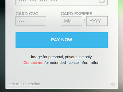 Custom Payment Form Ver.2 custom design form payment stripe web