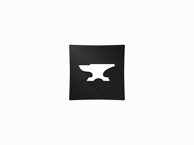 Anvil Logo anvil design flat icon logo