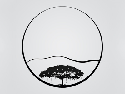 Wacomuffied Tree illustration illustrator tree wide