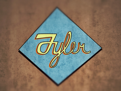 Tyler custom illustration name type