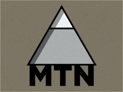 MTN design mountain simple tshirt