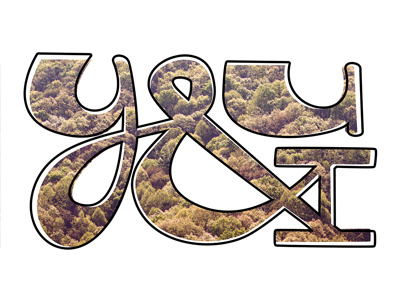 You & I hand drawn type