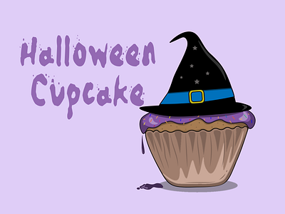 Halloween Cupcake Design illustration illustrator