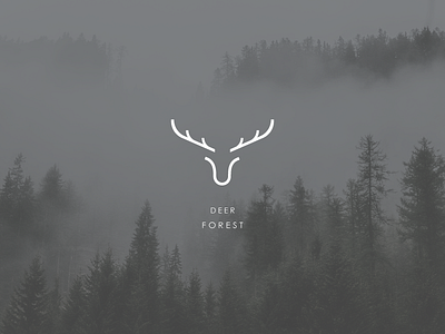 Deer Logo Mark design illustrator cc logodesign vector