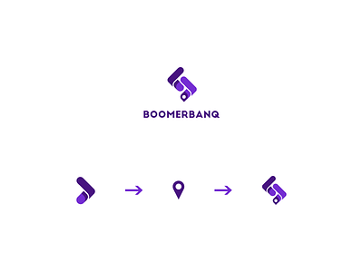 Boomerbanq logo design