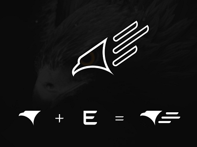 Eagle Outline logo design