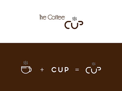 Coffee Cup branding design flatdesign illustrator cc logo logodesign typography vector