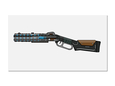 Peacekeeper Shotgun design flatdesign illustration illustrator cc vector weapons