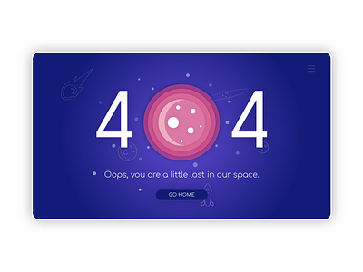 404 Error Page Design