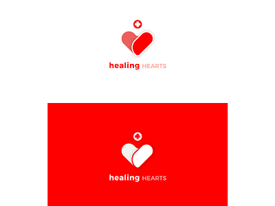 Healing Hearts Logo Design branding creative design flatdesign graphic design illustration illustrator cc logo logodesign simple design typography vector