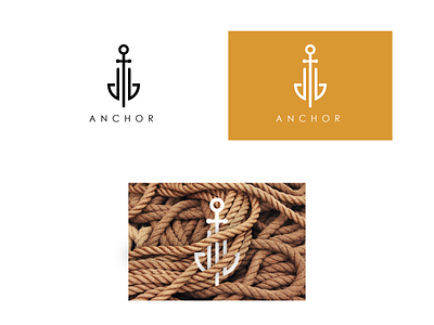 Anchor Logo Design Concept creative design flatdesign graphic design illustration illustrator cc logo logo design logos simple design typography vector