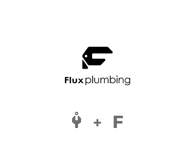 Flux Logo Design creative design flatdesign graphic design illustration illustrator cc logo logodesign simple design typography vector