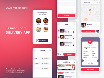 Food Delivery App Concept