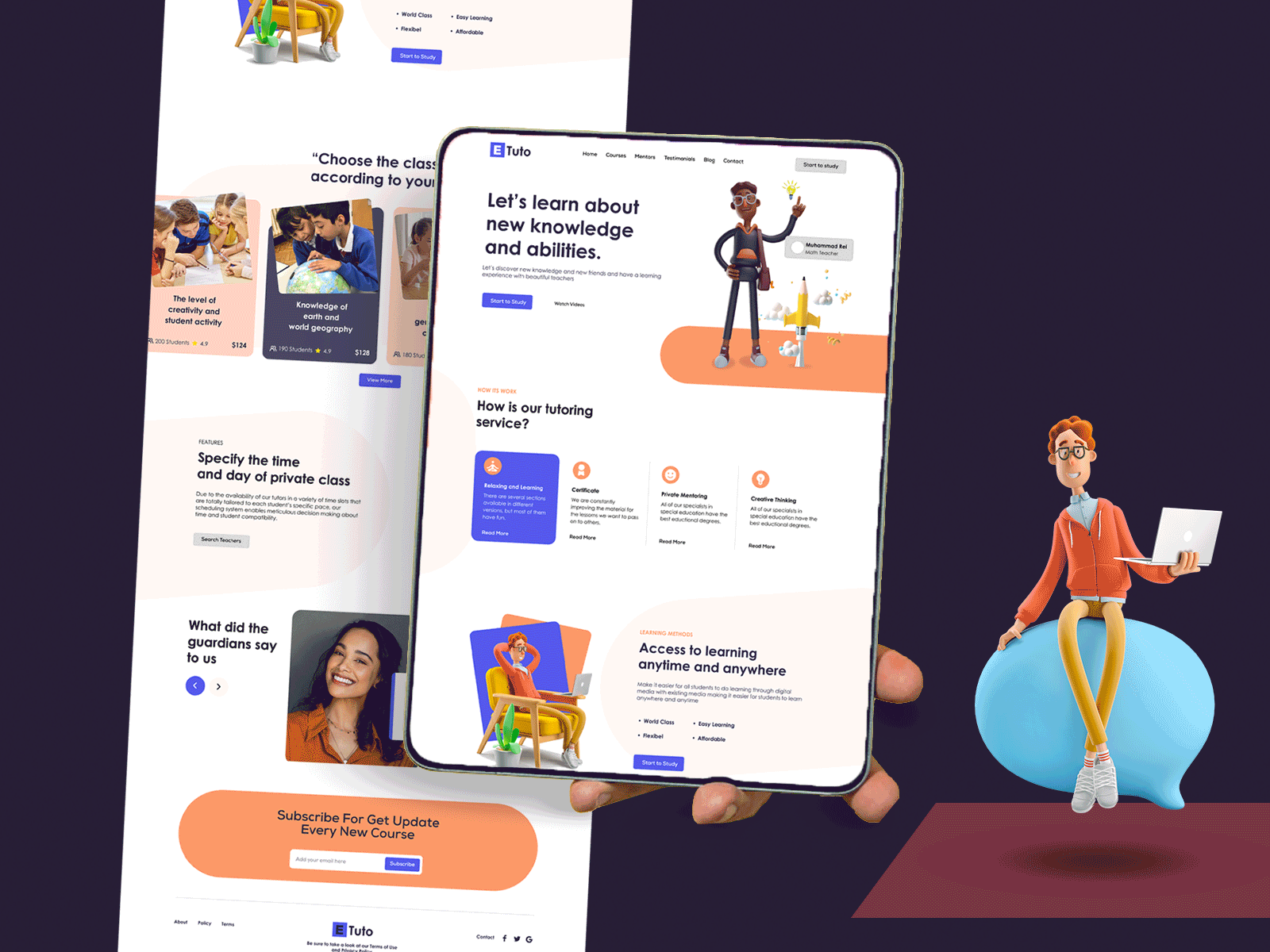 E-Learning Landing Page