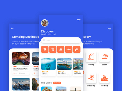 Travel App UI Design