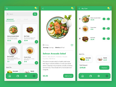 Keto Application UI Design