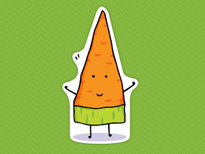 Carrot Magnet carrot food happy illustration magnet vector vegetable