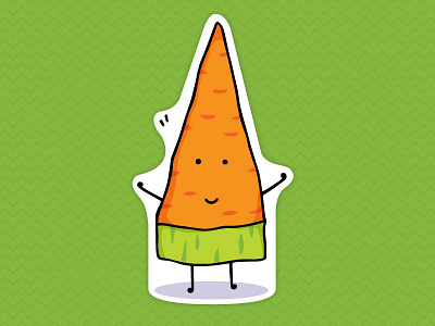 Carrot Magnet carrot food happy illustration magnet vector vegetable
