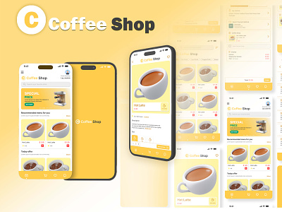 Coffee Shop UI Mobile Application