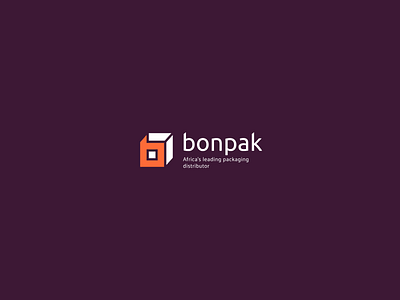 Bonpak logo design brand design brand identity branding design logo package packaging